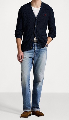 Cardigan strickjacke herren - strickjacke,